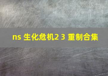 ns 生化危机2 3 重制合集